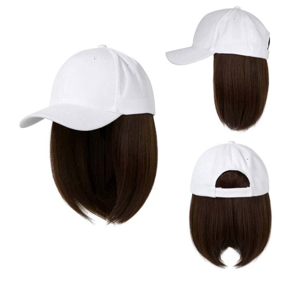 Hat with hair